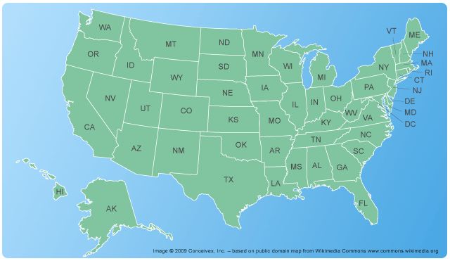 Click a state for info